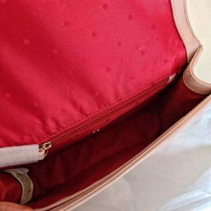 Kate Spade Heart Pink/Red Leather Cross body Bag
